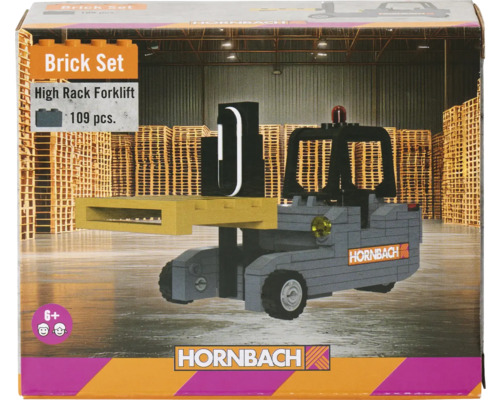 Set de construcție Hornbach Stivuitor pentru rafturi înalte, 109 piese