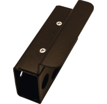 Suport metalic cu șuruburi și găuri