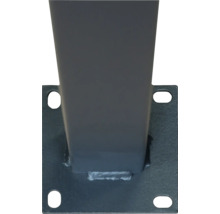 Bază metalică stâlp cu găuri de fixare