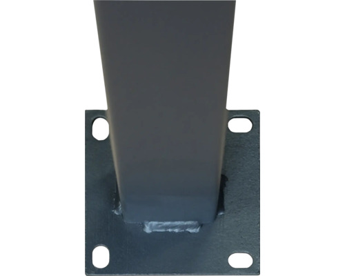 Bază metalică stâlp cu găuri de fixare