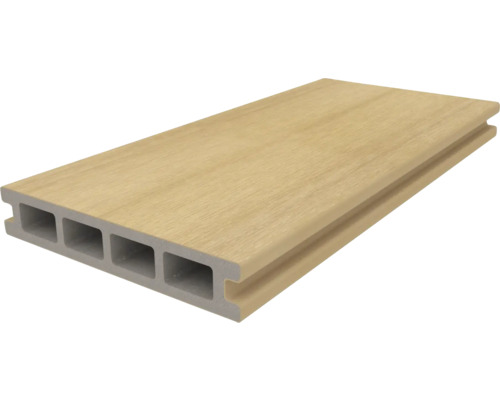 Decking pentru terasă din compozit lemn-plastic cu profil de cameră tubulară