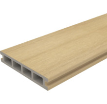 Deck din material compozit lemn-plastic cu profil cu camere goale