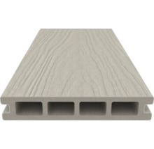 Scândură de terasă din plastic cu structură de lemn