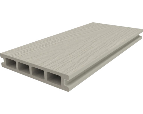 Placă de terasă din material compozit cu structură de lemn