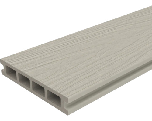 Decking din material compozit cu structură lemnoasă