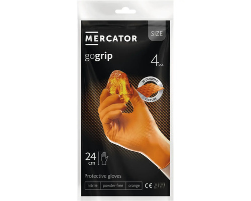 Mănuși nitril Mercator Gogrip, 4 bucăți, 24 centimetri