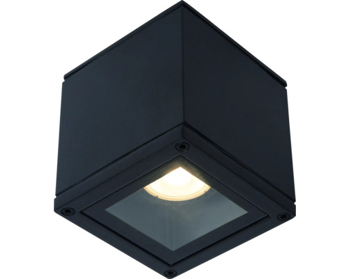 Spot aplicat Austin GU10 max. 1x50W, pentru exterior IP65, negru Corp de iluminat exterior cubic pentru montaj pe tavan