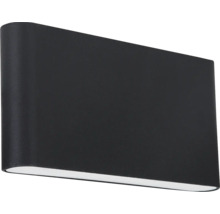 Lampă de perete neagră cu margini rotunjite pentru interior