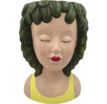 Ghiveci de flori în formă de cap de fată