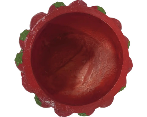 Vază de flori în formă de căpșună de sus