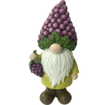 Gnom de grădină cu căciulă de struguri și barbă