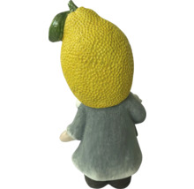 Figurină decorativă pitic de grădină cu cap de lămâie