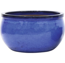 Ghiveci ceramic albastru