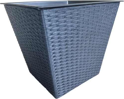 Ghiveci de flori cu aspect de ratan