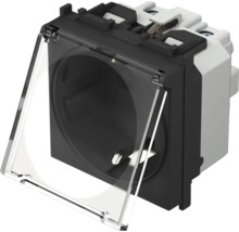 Inserție priză cu capac rabatabil