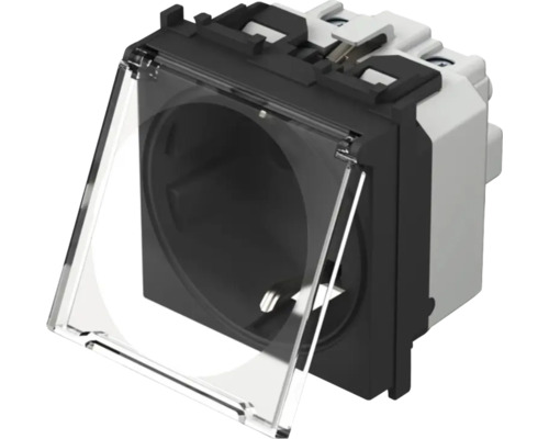 Inserție priză cu capac rabatabil