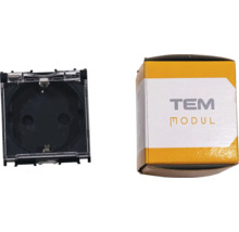 Inserție priză modul TEM cu ambalajul produsului