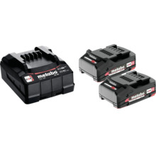 Încărcător de baterii Metabo cu două baterii