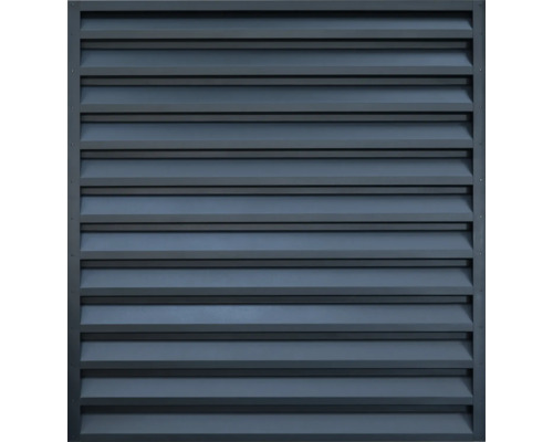 Panou gard tip jaluzea 130x200 cm gri Grilaj metalic de ventilație
