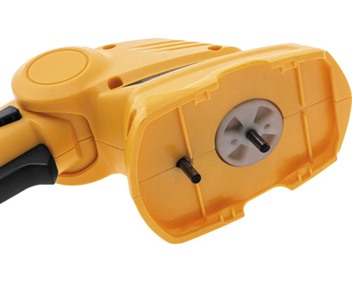 Imagine detaliată cu un șlefuitor electric galben