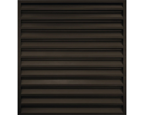 Panou gard tip jaluzea 130x200 cm maro Grilaj metalic de protecție împotriva intemperiilor cu lamele fixe