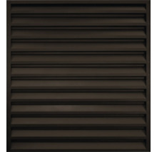 Grilaj metalic de ventilație cu lamele orizontale