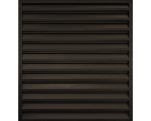 Panou gard tip jaluzea 150x200 cm maro Grilaj metalic de ventilație cu lamele orizontale