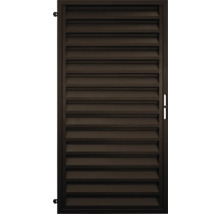 Ușă metalică cu lamele pentru exterior