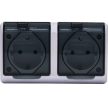 Priză dublă pentru exterior