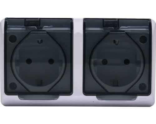 Priză dublă pentru exterior