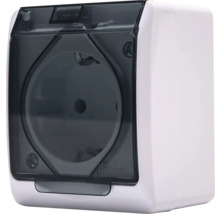 Priză aparentă cu capac rabatabil