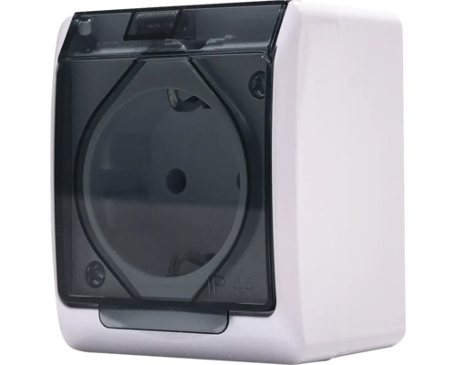 Priză aparentă cu capac rabatabil