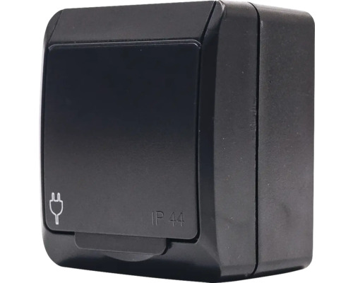 Priză pentru spații umede cu protecție IP44