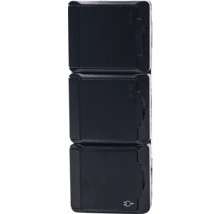 Priza triplă de exterior cu grad de protecție IP44