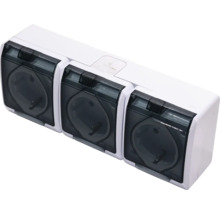 Priza triplă pentru exterior