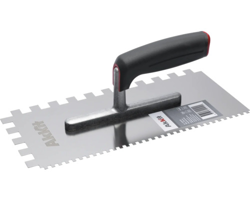 Gletieră cu dinți cu mâner gri pentru lucrări de faianță