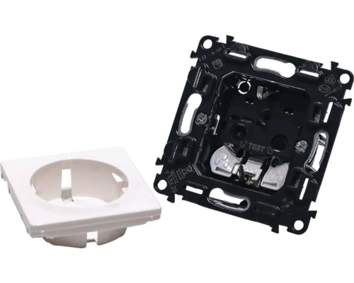 Inserție priză cu ramă pentru instalare