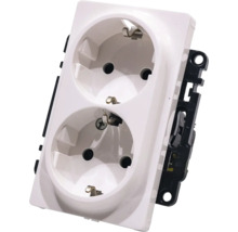 Priza dublă pentru montaj pe perete