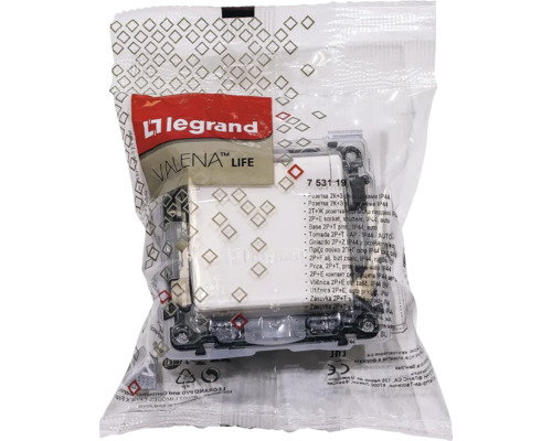 Priză cu contact de protecție Legrand Valena Life în ambalaj