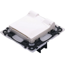 Priză pentru încăperi umede cu capac rabatabil