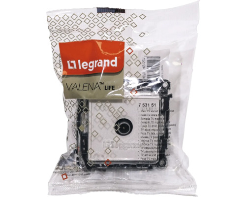 Logo Legrand Valena Life Priză antenă TV în ambalaj