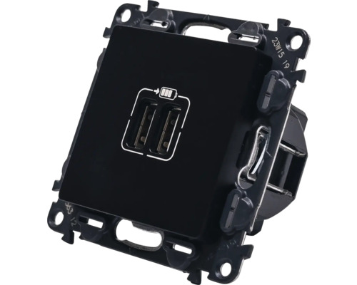 Priză dublă USB pentru montaj pe perete