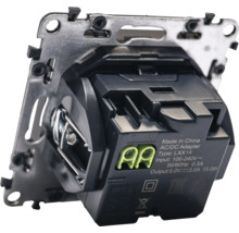 Vizualizare detaliată a unei prize cu adaptor