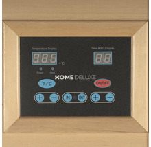 Unitate de control HOME DELUXE pentru saună cu afișaj de temperatură și timp