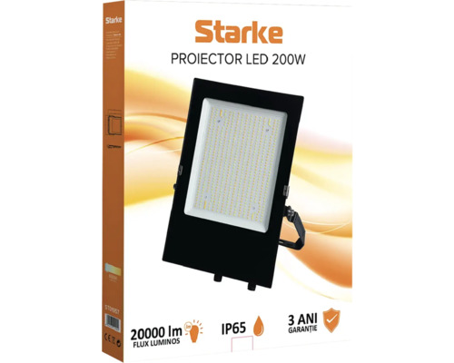 Proiector LED exterior Starke 200W 20000 lumeni IP65, | HORNBACH