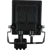 Reflector LED de exterior negru cu suport de montaj