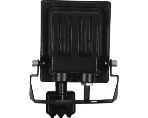 Reflector LED de exterior negru cu suport de montaj