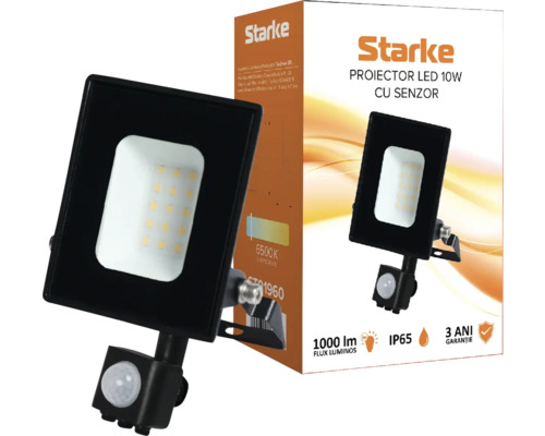 Reflector LED Starke 10 W cu senzor de mișcare