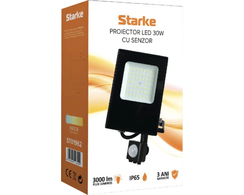 Proiector LED Starke 30 W cu ambalaj cu senzor