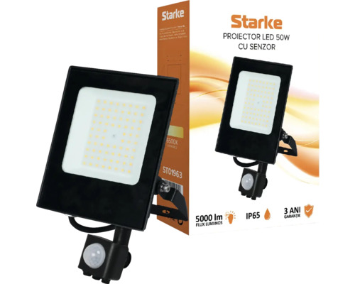 Reflector LED Starke 50 W cu senzor
